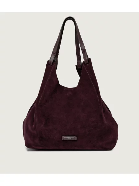 GIANNI CHIARINI Geantă shopper + borsetă Dua | piele întoarsă
