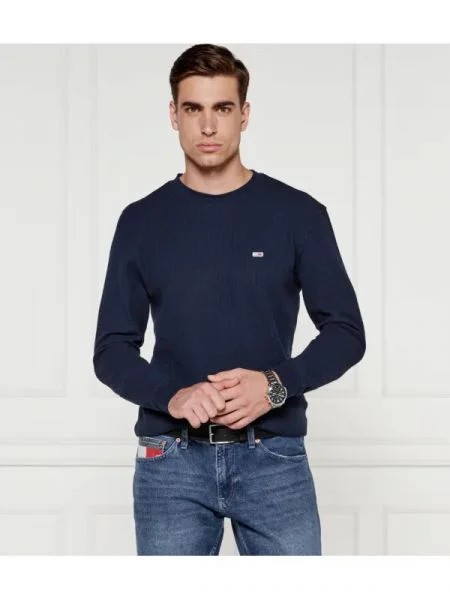 Tommy Jeans Pulóver kék