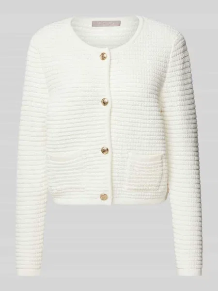Kardigan z fakturowanym wzorem Christian Berg Woman Selection