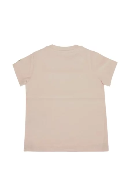 Koszulka dziecięca Moncler Enfant różowa