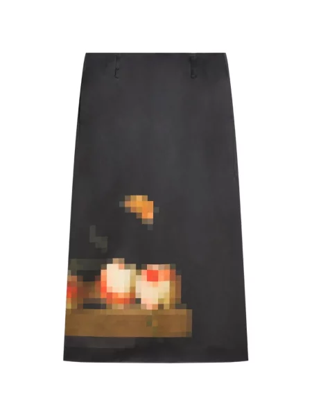 Dugo suknja Dries Van Noten crna