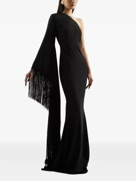 Rochie maxi Taller Marmo cu un umăr gol negru