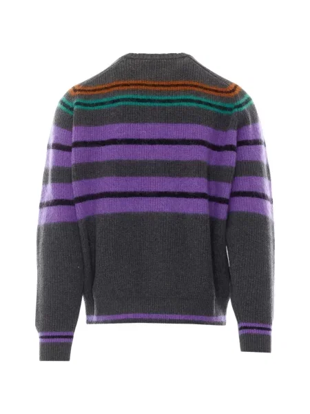 Pulover Lanvin de lână cu dungi gri