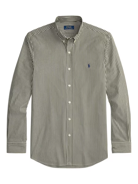 Μικρός κασκέτο Polo Ralph Lauren με χαμηλή μέση υφαίνω διαγωνίως πράσινο