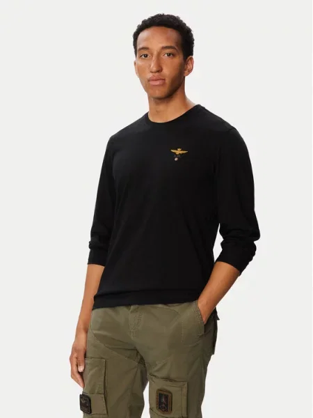 Aeronautica Militare Longsleeve czarny