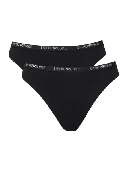 Emporio Armani Underwear Комплект бразилски бикини черен