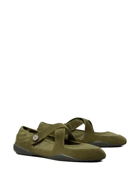 Pantofi cu toc Tory Burch verde