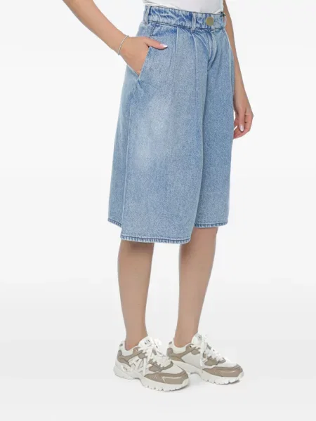 Pantaloni scurți din denim Armani Exchange albastru