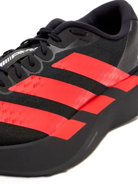 Prugaste tenisice Adidas Adizero s vezicama od brušene kože crna