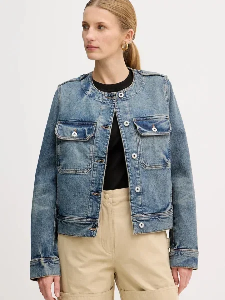 Kenzo kurtka jeansowa niebieska