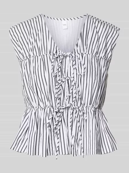 Bluzka Y.a.s wiązana biała