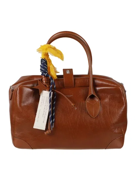 Shopperka Golden Goose skórzana brązowa