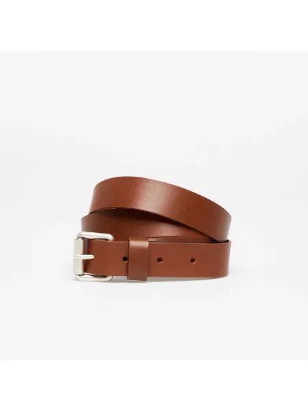 Шкіряний Carhartt WIP Ryan Belt срібний
