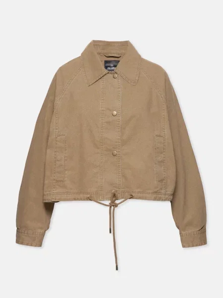 Pull&Bear Geacă de primăvară-toamnă maro