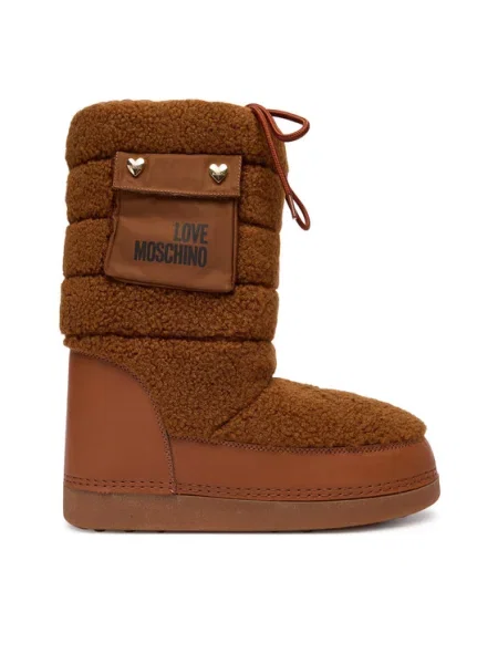 LOVE MOSCHINO Snehule hnedá
