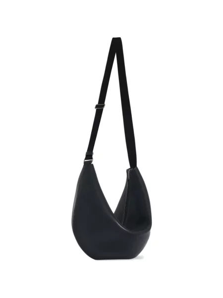 Geantă The Row din piele negru