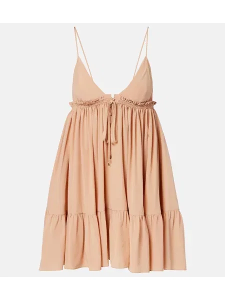 Rochie Chloé de mătase roz
