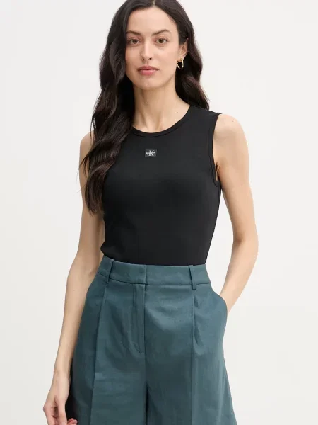 Top Calvin Klein Jeans černý