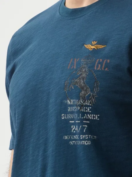 Футболка Aeronautica Militare синя