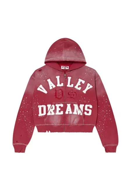Hanorac cu glugă Vale roșu