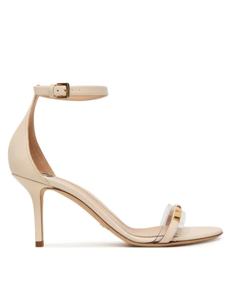 Elisabetta Franchi Sandale Écru