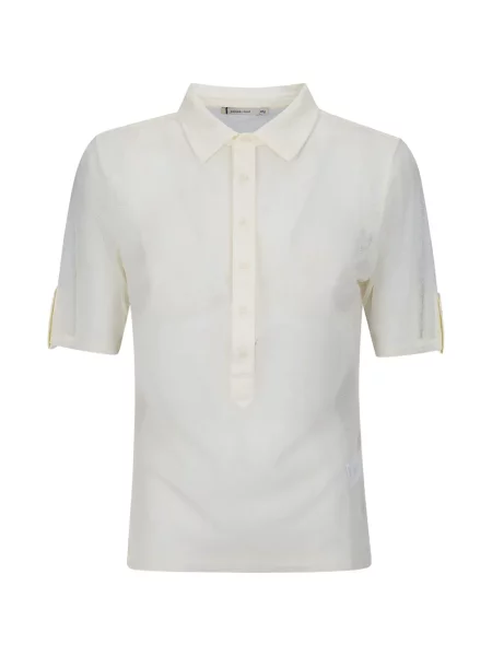Tricou polo Paloma Wool de lână alb
