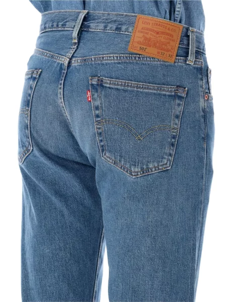 Straight fit džíny Levi's 501 modré