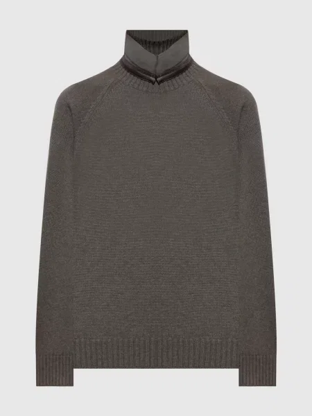 Свитер Brunello Cucinelli зеленый