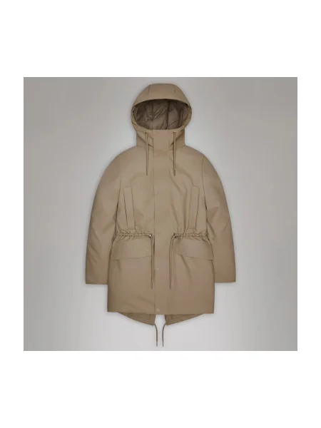 Scurt geacă parka Rains bej