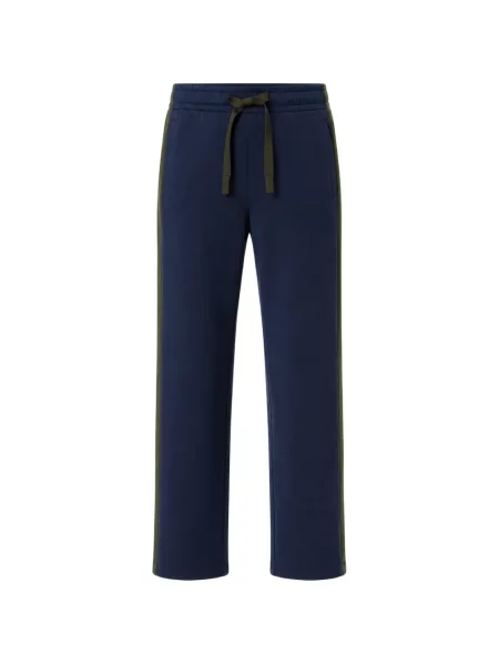 Pantaloni Paul Smith cu dungi alergare albastru