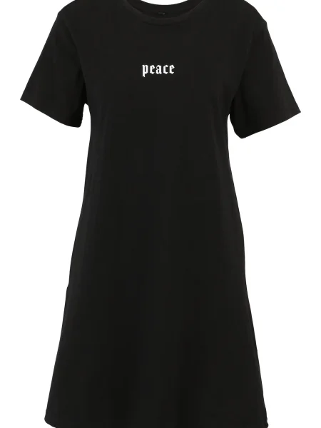 Miss Tee Rochie gri alb negru