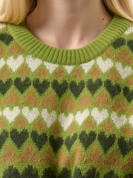 Светр J.b4 Just Before зелений