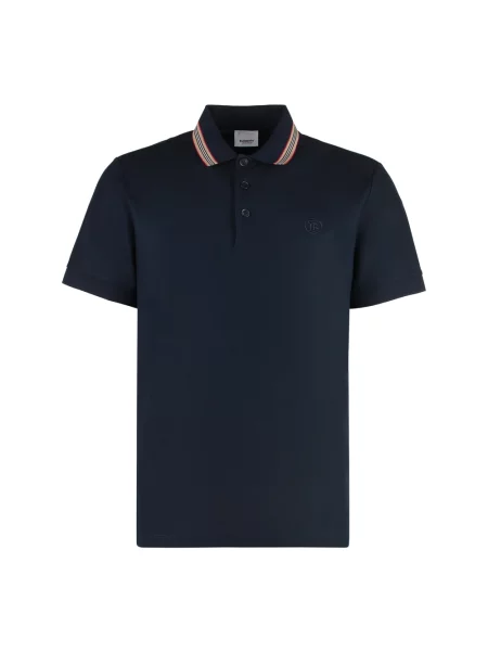Koszulka polo Burberry niebieska