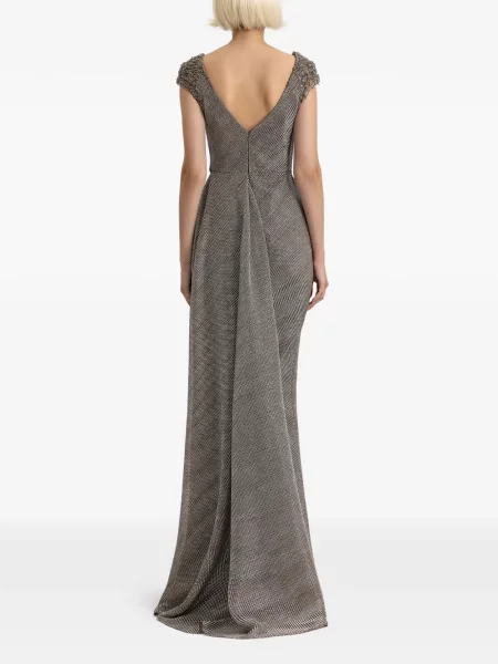Rochie maxi Gemy Maalouf drapată gri