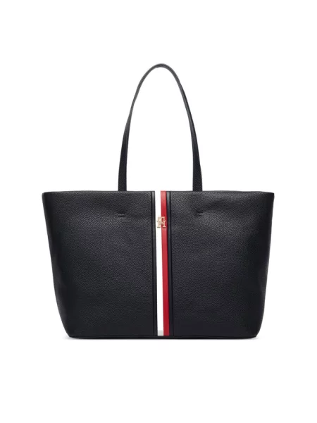 Tommy Hilfiger Torebka Th Corp Ess Tote granatowy