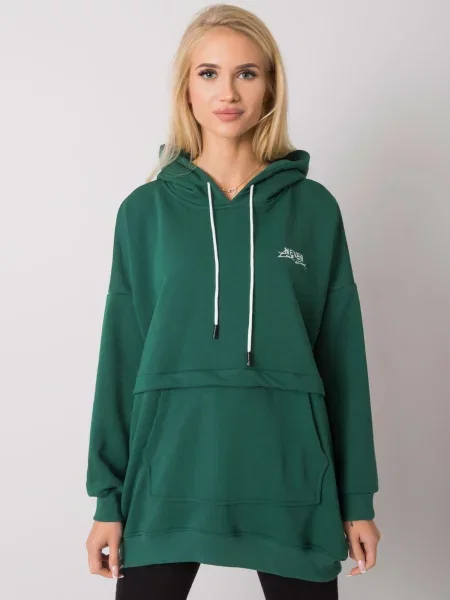 Hanorac Fashionhunters verde