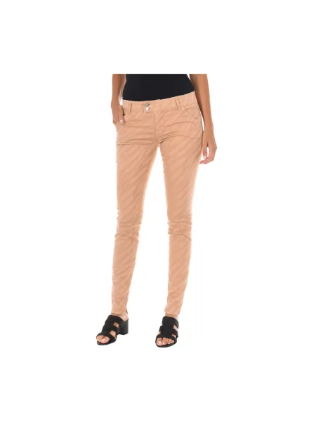 Skinny spodnie Met beżowe