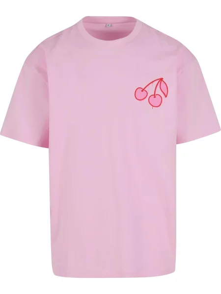 Mister Tee Tričko světle růžová červená