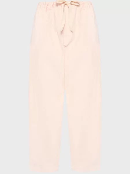 Вельветовые брюки Moschino оранжевые