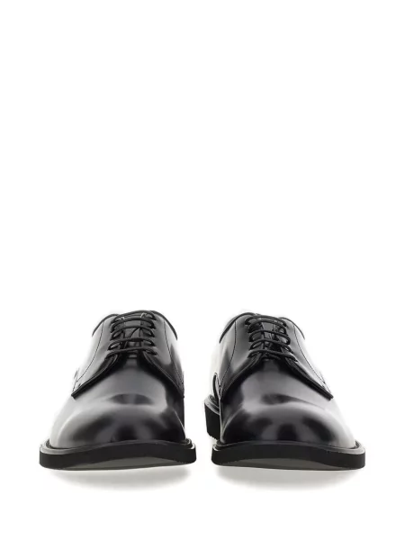 Pantofi derby Duca Heritage din piele negru