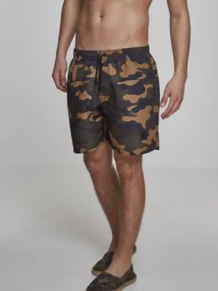 Maskáčový spodný diel plaviek Urban Classics