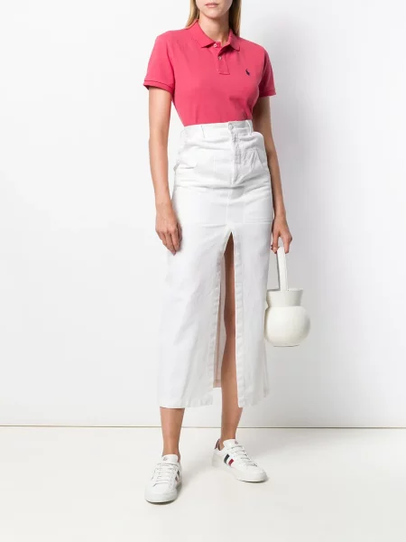 Каубой риза Polo Ralph Lauren бродирана синьо