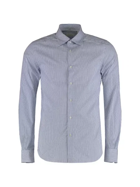 Cămașă Slowear cu dungi alb