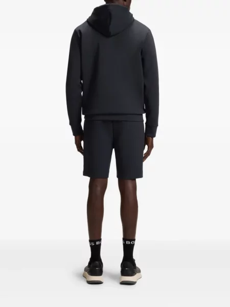 Pantaloni scurți Boss cu cordon negru