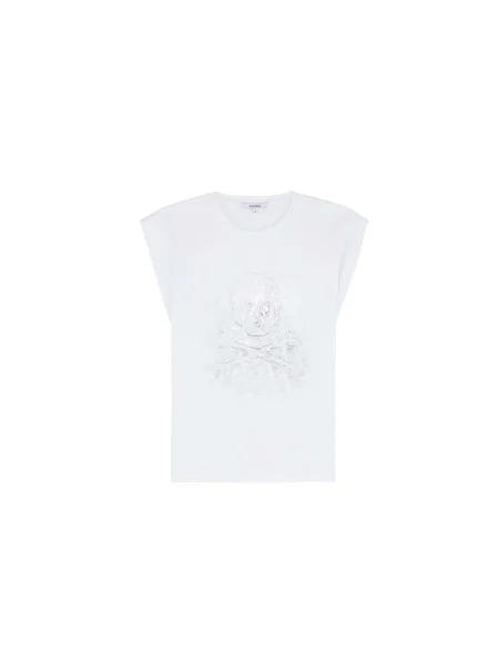 Tricou sport Scalpers alb