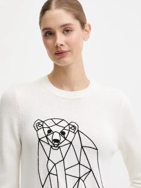 Emporio Armani pulóver bézs