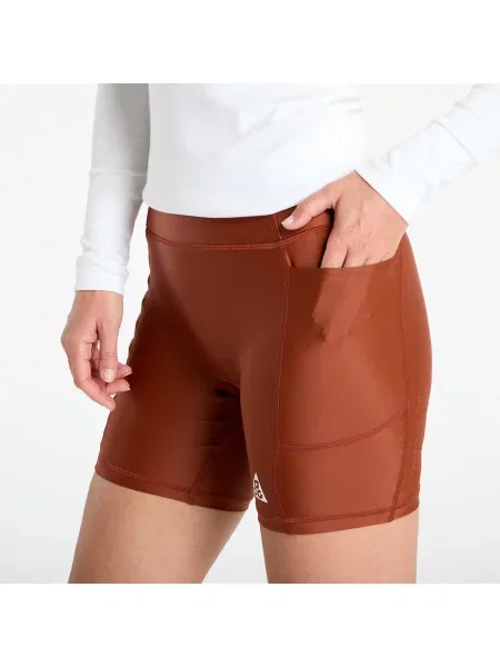 Šortky Nike ACG "Tree Frog" Dri-FIT ADV Mid-Rise 6" Shorts Cinnamon/ Picante Red/ Summit White S bílé