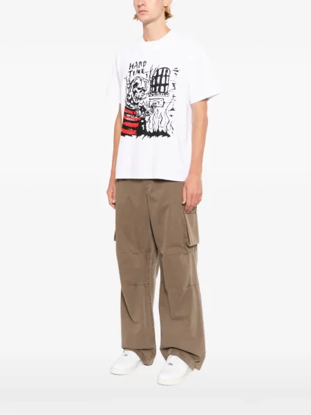 Tricou Warren Lotas cu imagine alb