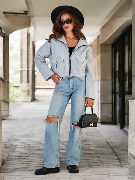 Geacă bomber Resti negru