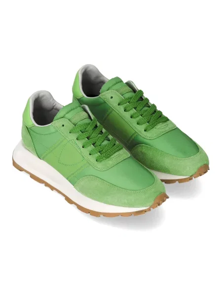 Buty do biegania Philippe Model zamszowe do biegania zielone